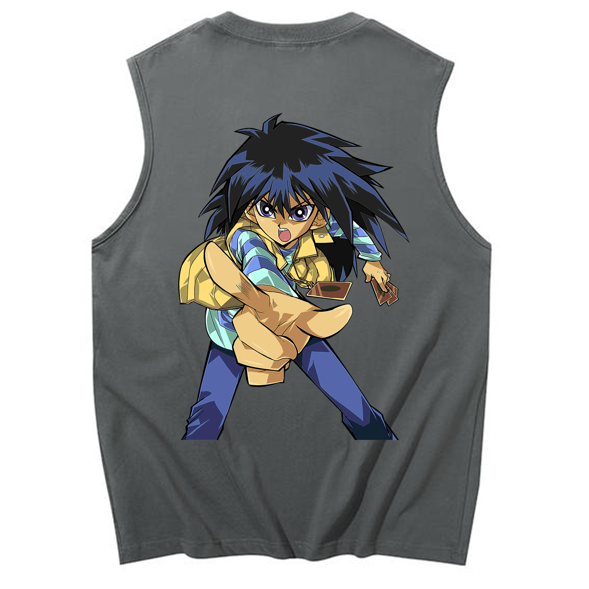 （画像用） 遊☆戯☆王 Yu-Gi-Oh! コットン100％タンクトップ（背面プリント）